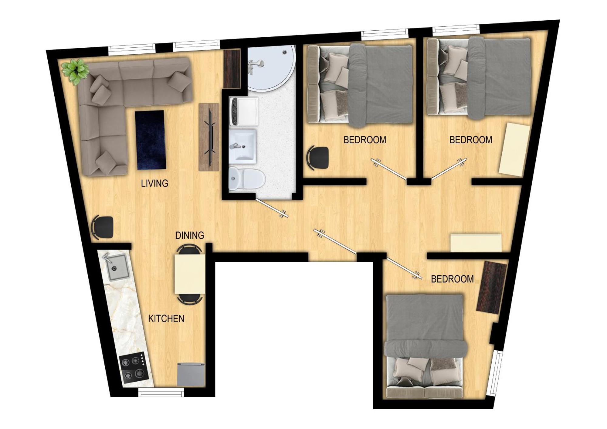 Family Friendly 3Br - Quiet Area - Behind Bryggen Apartment Берген Екстериор снимка